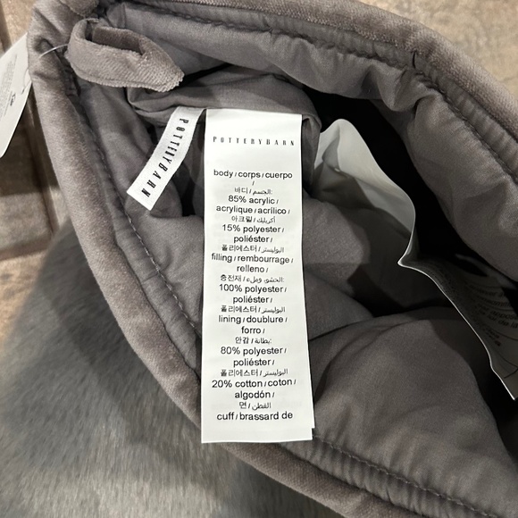 Gray Alpaca Socking Faux Fur - Large - Picture 7 of 7